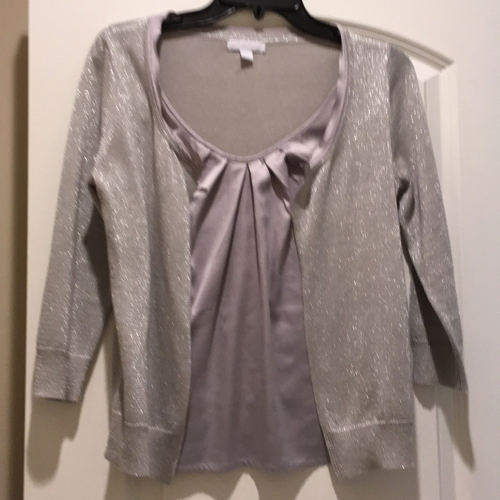 New York & co silver top